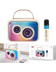 XO Altavoz Portatil Bluetooth XO-F54 20W Luces RGB Usb,Micro Sd,Aux In,Con Microfono