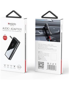 YESIDO Transmisor y Receptor de Audio Bluetooth 5.0 Recargable Jack 3.5mm YAU41 Micro Sd