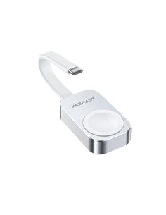 ACEFAST Cargador Inalambrico Magnetico 5W E21 Para IWATCH Cable Tipo C AIRCHARGE Blanco