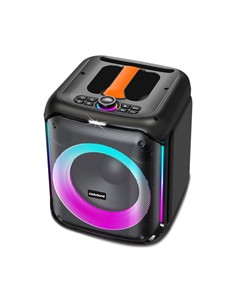 COOLSOUND Altavoz Karaoke Bluetooth CS0270 8" 30W Luces RGB Usb,Micro Sd,Aux In,Con 2 Microfonos