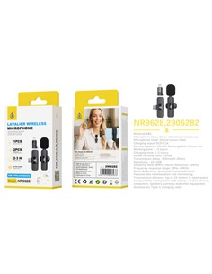 ONE PLUS Microfono Inalambrico Lavalier De Solapa Tipo C y Adaptador Lightning  NR9628