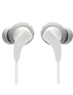 JBL Auricular ENDURANCE RUN2 Blanco Con Cable Y Microfono Conector Jack 3.5mm IPX5