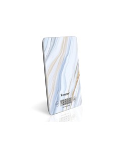 BEPER Pesa de Cocina Digital Max 5KG Placa Vidrio Templado Marmol Azul P102BIL001