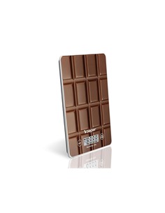 BEPER Pesa de Cocina Digital Max 5KG Placa Vidrio Templado Diseño Chocolate P102BIL002