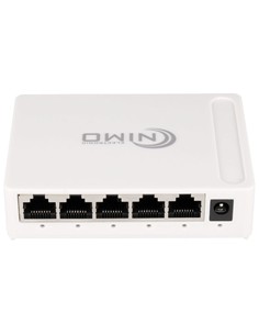 NIMO Switch 5 Puertos RJ45 Gigabit 100/1000 Mbps Con Alimentacion ACINT009