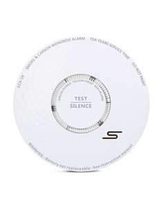 ALECTO Combo Detector de Humo y Monoxido de Carbono ALARM SCA-10 HOG093