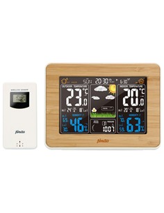 ALECTO Estacion Meteorologica 5.7" WS-1560 Con Sensor Temperatura Int-Ext Humedad HOG100
