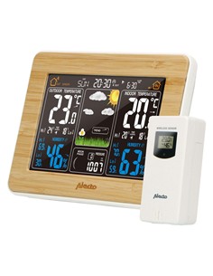 ALECTO Estacion Meteorologica 5.7" WS-1560 Con Sensor Temperatura Int-Ext Humedad HOG100