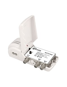 NIMO Amplificador Interno de TV VHF/UHF 25Dbi 1 Entrada-2 Salidas ACTV147