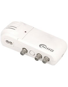 NIMO Amplificador Interno de TV VHF/UHF 25Dbi 1 Entrada-2 Salidas ACTV147