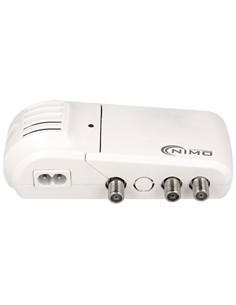 NIMO Amplificador Interno de TV VHF/UHF 25Dbi 1 Entrada-2 Salidas ACTV147