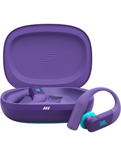 JBL Auricular Bluetooth ENDURANCE PEAK 4 Malva Con Soporte Oreja Cancelacion de Ruido 48H