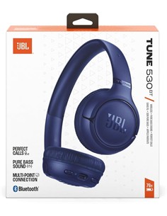 JBL Auricular de Casco Bluetooth TUNE 530 Azul Multi Point 76H Plegable