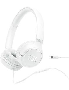 JBL Auricular De Casco TUNE 530C Blanco Con Cable Tipo C Y Microfono