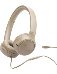 JBL Auricular De Casco TUNE 530C Beig Con Cable Tipo C Y Microfono