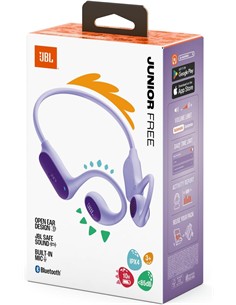 JBL Auricular Bluetooh JUNIOR FREE Malva Open Ear Para Niños Diseño Abierto Con Microfono