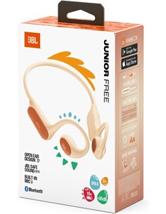 JBL Auricular Bluetooh JUNIOR FREE Peach Open Ear Para Niños Diseño Abierto Con Microfono