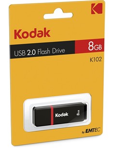 KODAK Pendrive 8Gb Usb 2.0 Negro