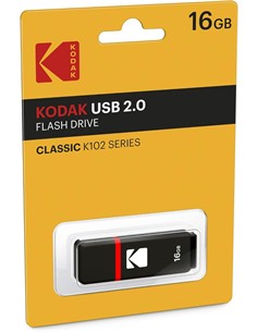 KODAK Pendrive 16Gb Usb 2.0 Negro CLASSIC K102