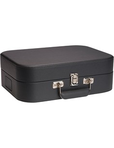DENVER Tocadisco Retro VPL-130DGR En Maletin Negro Grabacion USB Con Alatavoz 2X10W