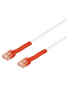NIMO Cable de Red RJ45 M/M U/UTP Cat 6A Cobre Moldeable 1.5Mtr Blanco Rojo WIR1815