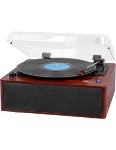 TREVI Tocadisco VINYL MUSIC TT 1030BT Madera Bluetooth 15W,RCA Conexion Audio Inalambrica IN/OUT