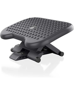 AiSENS Reposapies Inclinable Y Ajustable en Altura FRT02-267 Negro