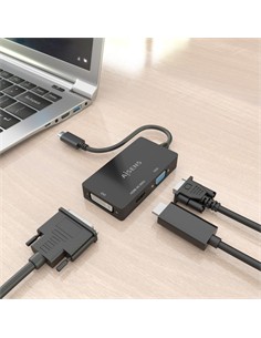 AiSENS Adaptador Tipo C/M A Vga,Dvi,Hdmi Hembra 0.15Cm A109-0954