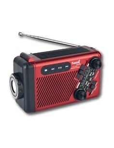 SAMI Radio Emergencia Dinamo Solar y Recargable 4 Bandas/Linterna RS-11856