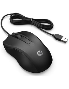 HP Raton Optico Con Cable Usb 105 negro