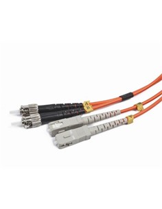 CABLEXPERT Cable Fibra Optica 1Mtr Multimodo ST-SC CFO-STSC-OM2-1M