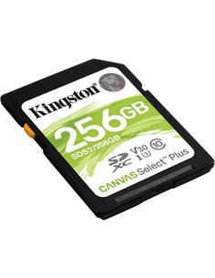 KINGSTON Tarjeta Memoria SD 256Gb 100Mb/s Canvas Select Plus