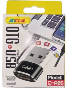 ANDOWL Adaptador OTG Tipo C/H A Usb/M Q-A06