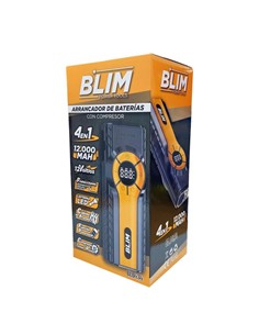 BLIM Arrancador Portatil De Bateria Con Compresor de Ruedas 12000Mah 4 en 1 BL0434