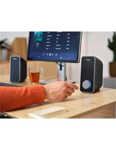 TRUST Altavoces PC 14W ARYS Por Usb Negro