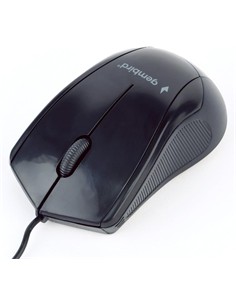 GEMBIRD Raton Optico Con Cable usb Negro MUS-3B-02