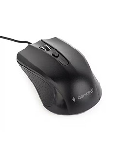 GEMBIRD Raton Optico Con Cable Usb 4 Botones Negro MUS-4B-01L