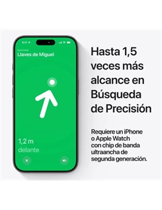 APPLE Localizador Airtag Pack 4 unidades 2ª Gen MFEA4ZM/A
