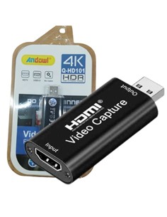 ANDOWL Capturadora De Video 4K Q-HD101 HDMI Usb Windows/Mac