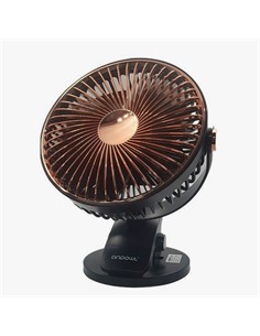 ANDOWL Ventilador Sobremesa Portatil Con Clip  Q-F600 5W Recargable