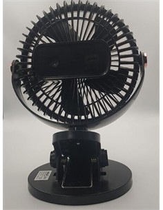 ANDOWL Ventilador Sobremesa Portatil Con Clip  Q-F600 5W Recargable