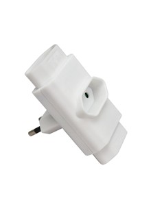 EXTRASTAR Enchufe 3 Tomas Planas KF-CZ-1/3 Blanco