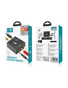 M2TEC Convertidor Audio Digital Entrada a Analogico Salida M2-V9