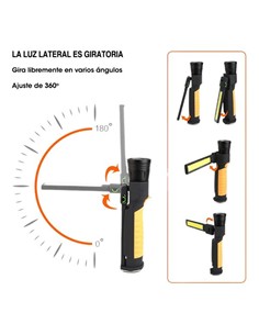ELBAT Linterna De Trabajo+Bateria Externa EB0565