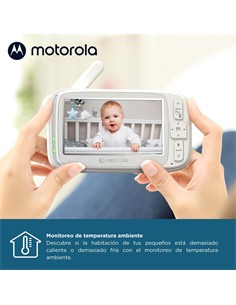 MOTOROLA Vigila Bebes Con Pantalla 5" VM75