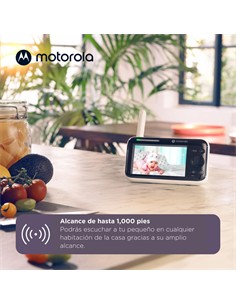 MOTOROLA Vigila Bebes Giratorio Con Pantalla 5"/WIFI PIP1500 CONNECT