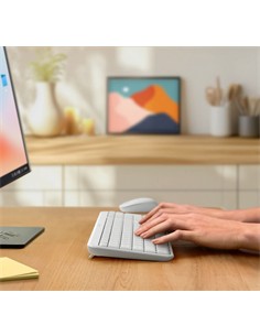LOGITECH Teclado+Raton Bluetooth MK250 Compacto Blanco
