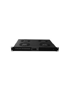 CROMAD CR0604 PANEL DE VENTILACIÓN FRONTAL CON TERMOSTATO 4 VENTILADORES
