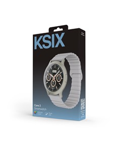 KSIX Reloj Smartwatch Core 3 Beige
