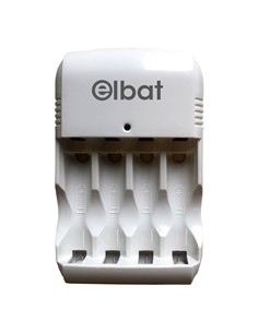 ELBAT Cargador Pilas AA/AAA EB0404 Blanco